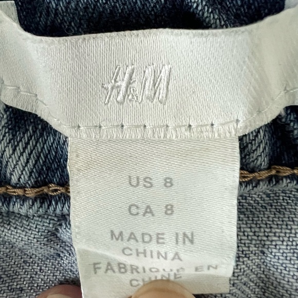H&M Wide High Waist Jeans | Women’s | Size: 8 | Color: Blue - Picture 11 of 16